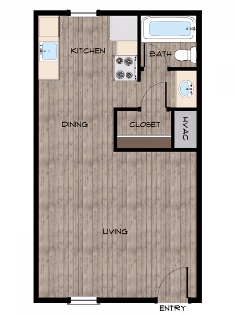 Shady Grove 214 floor plan